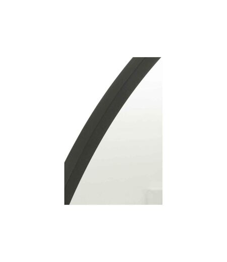 Miroir Mural Design Matazo 50cm Noir Mat