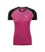Womens/ladies Fixate T-shirt Pink Black Print Dare 2B-1