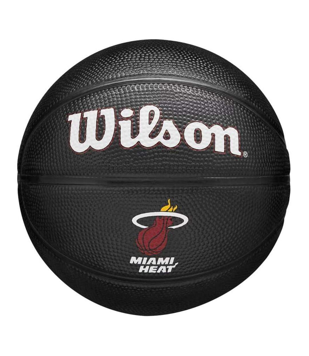 Ballon De Basket Motif/style Miami Heat Team Tribute Taille 3 Noir Wilson-1