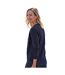Womens/ladies Cashmere V Neck Classic Cardigan Navy WoolOvers-2