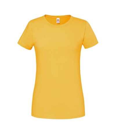 Fruit Of The Loom Womens/Ladies Iconic Ringspun Cotton T-Shirt (Sage) - UTPC5349