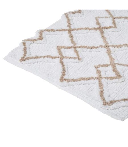 Tapis Salle de Bain Ethnique 50x75cm Taupe