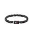 Mens Polished Chain Bracelet One Size Black Tommy Hilfiger-1