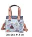 Sac à  Main Chic Bleu avec Poignées Confortables pour Femme-1