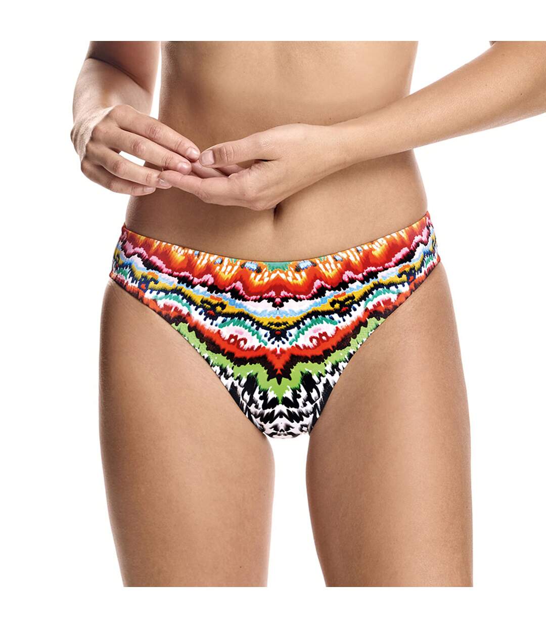 Women's high leg bikini bottom W231155-1