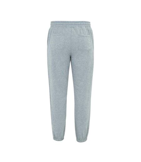 Mens Fleece Lined Jogging Bottoms Light Grey SoulCal