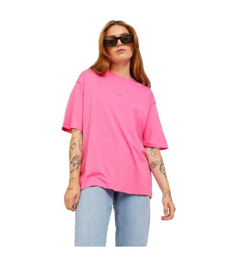 T-shirt Motif/style Logo Femme Rose Vif JJXX