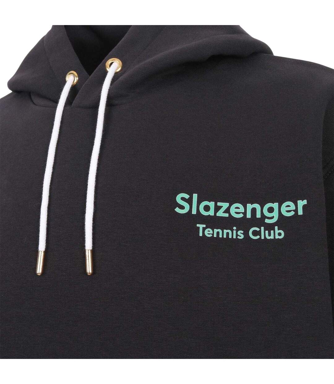 Mens Tennis Club Hoodie Black Slazenger-3