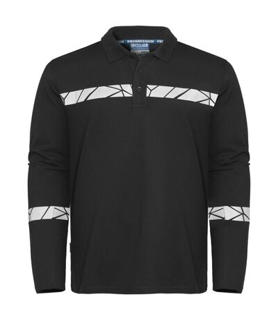 Polo Manches Longues Progression Homme Noir Projob