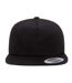 Casquette Ajustable Motif/style 5 Panneaux Noir Flexfit-1