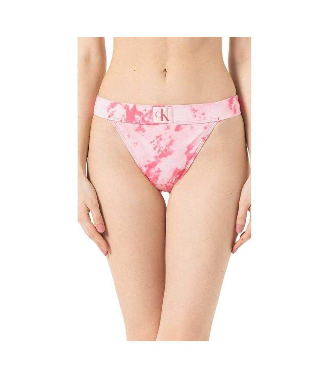 Bas De Maillot De Bain Motif/style Tie-dye Femme Rose Calvin Klein-3