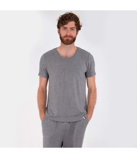 Isotoner T-shirts Homewear homme col rond, matière ultra-douce et respirante.