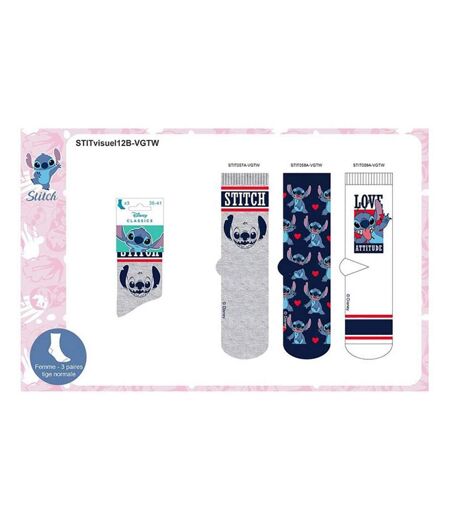 Chaussettes femme LICENCE Fantaisie-Assortiment modèles photos selon arrivages- - Pack de 9