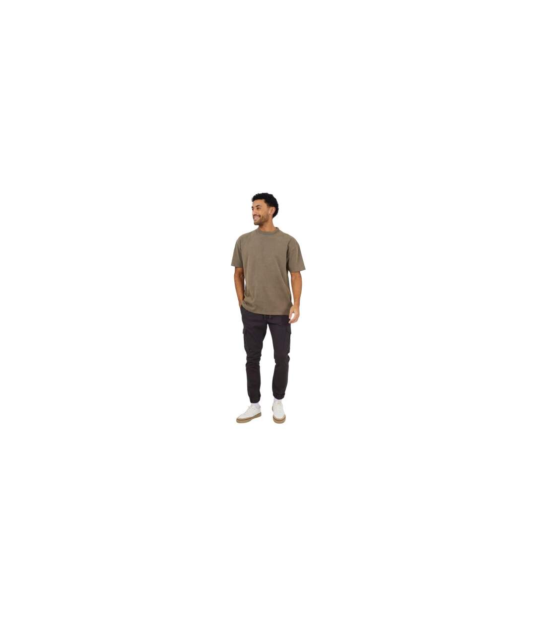 Pantalon De Jogging À Poches Homme Gris Foncé Brave Soul-1