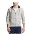 Veste À Capuche Motif/style Logo Brodé Polo Homme Gris Chiné Ralph Lauren-1