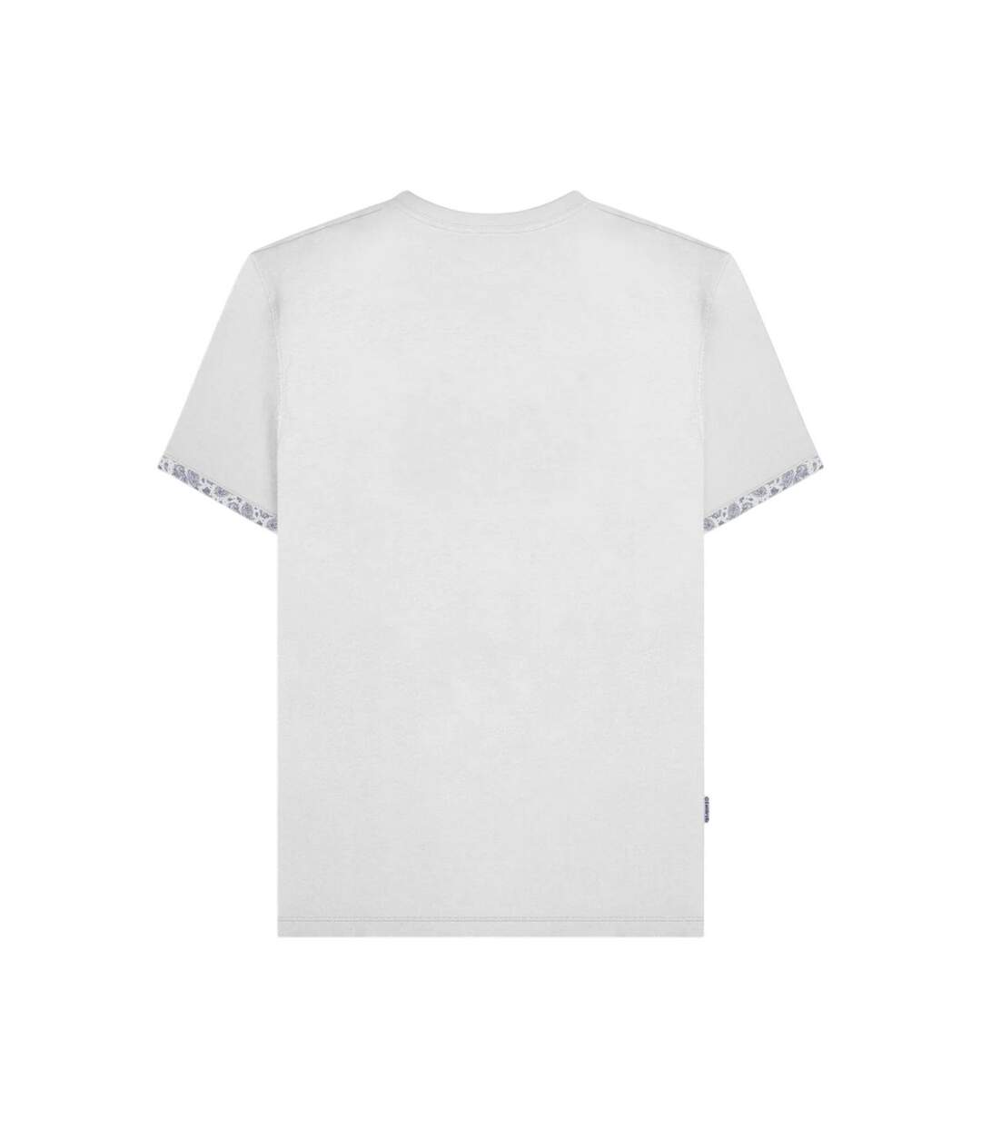 T-shirt Motif/style Cible À Motif Cachemire Homme Blanc Lambretta-2