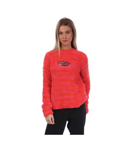 Womens/ladies M-kyra Sweatshirt Pink Diesel