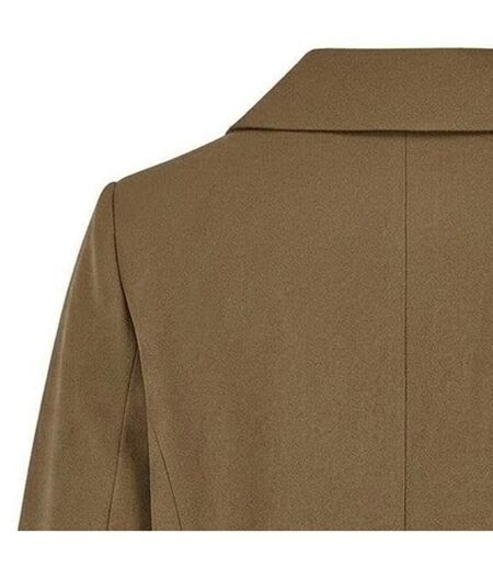 Womens/ladies Plain Relaxed Fit Jacket Olive Odd Muse