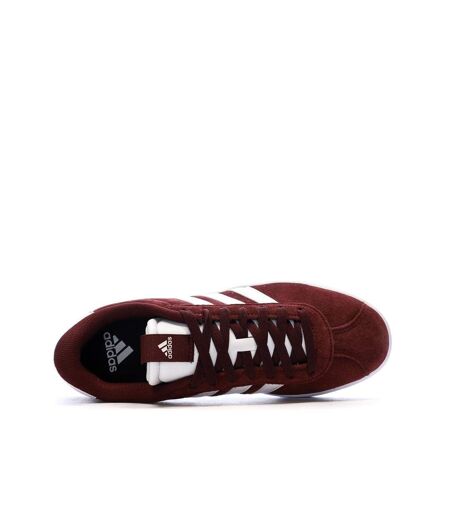 Baskets bordeaux homme adidas vl court