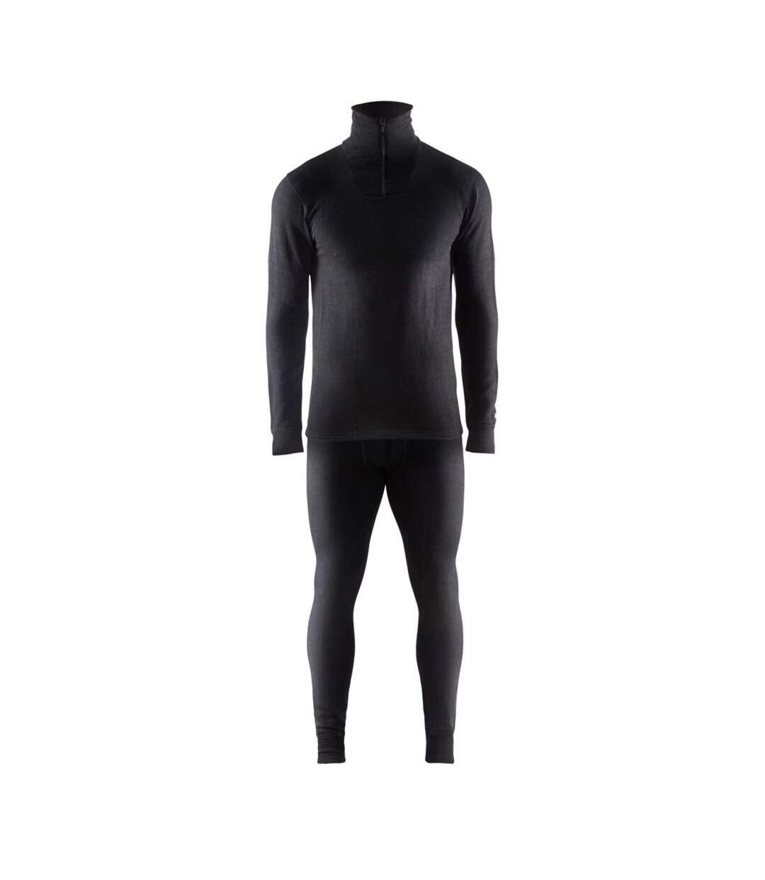 Haut de sous-vêtement Blaklader Xwarm col zippé Laine Mérinos-5
