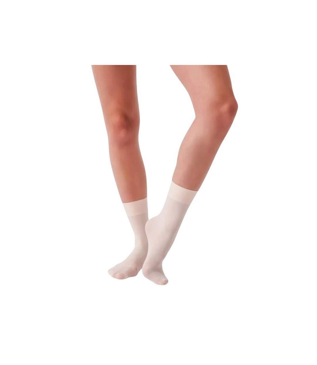 Chaussettes de danse essentials femme marron clair Silky Dance-2