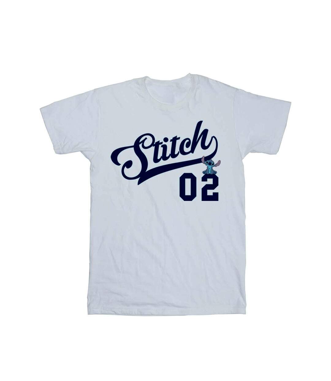 Disney Femme/Ladies Lilo And Stitch Athletic Cotton Boyfriend T-Shirt (Blanc) - UTBI29698-1