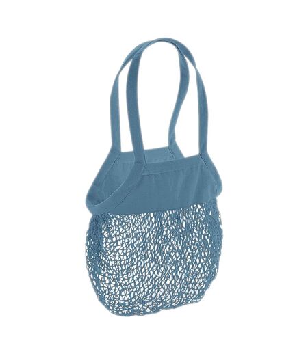 Westford Mill Cotton Mesh Grocery Bag (Airforce Blue) (One Size) - UTRW7516