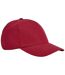 Casquette De Baseball Earthaware Classic Rouge Classique Beechfield-1