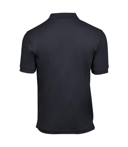 Tee Jays Mens Luxury Stretch Short Sleeve Polo Shirt (Dark Grey)