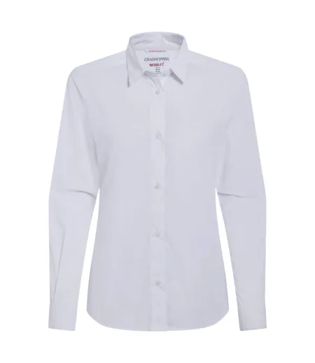 Chemisier Manches Longues Alma Femme Blanc Craghoppers