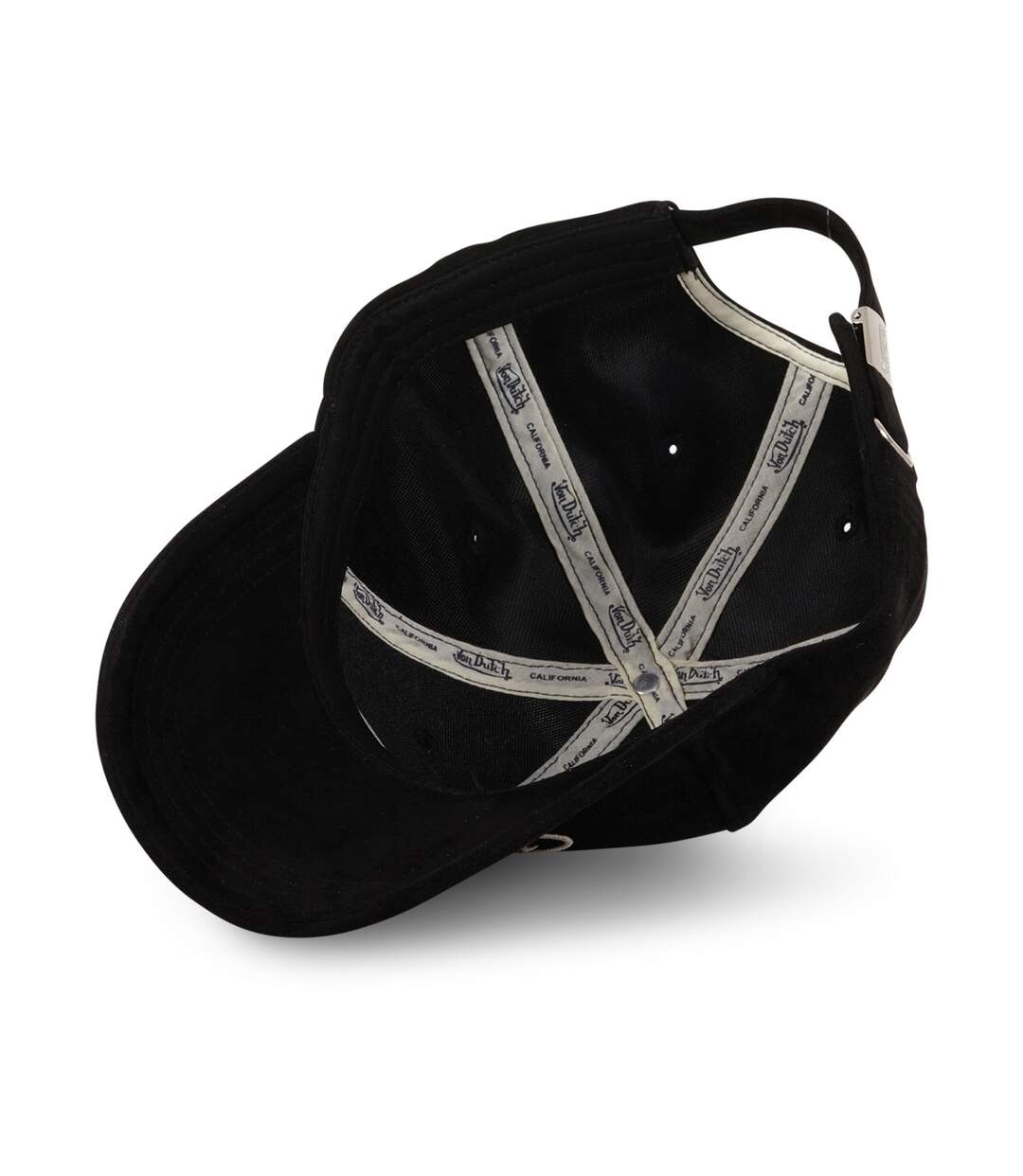 Casquette baseball en suedine Black Vondutch-5