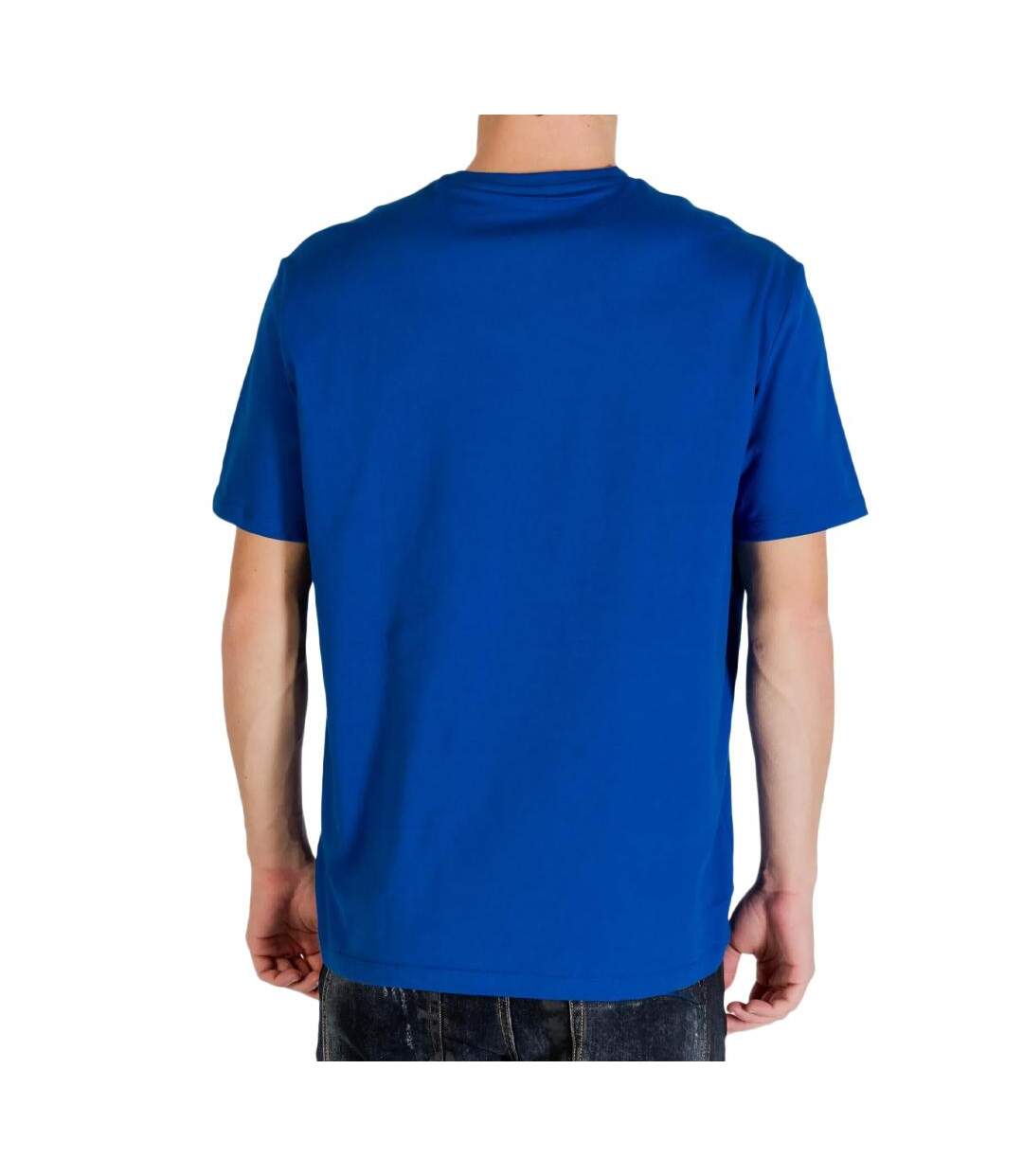 T-Shirt bleu electrique homme calvin klein jeans classic-2