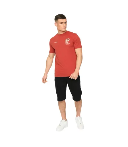 T-shirt Morville Homme Rouge Crosshatch