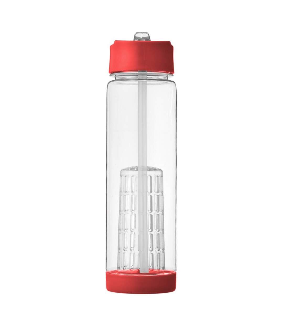 Bullet Tutti Frutti Bottle With Infuser (Transparent/Red) (25.9 x 7.1 cm) - UTPF155