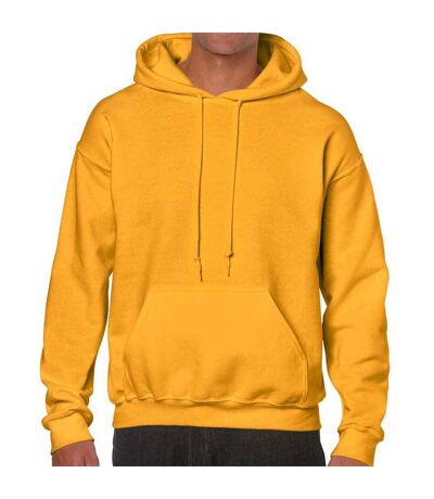 Unisex adult heavy blend hoodie gold Gildan