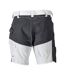 Mens Customised Work Shorts White Stone Grey Mascot-2