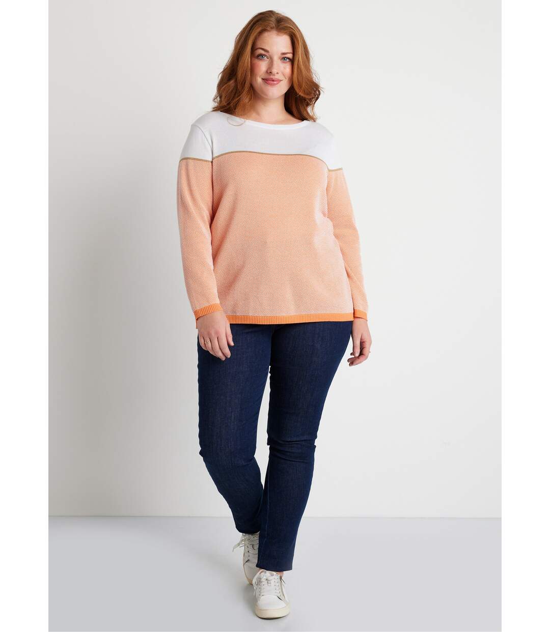 Pull fin col rond manches longues-3