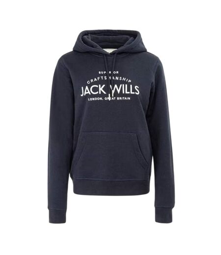 Sweat À Capuche Motif/style Graphique Femme Bleu Marine Jack Wills