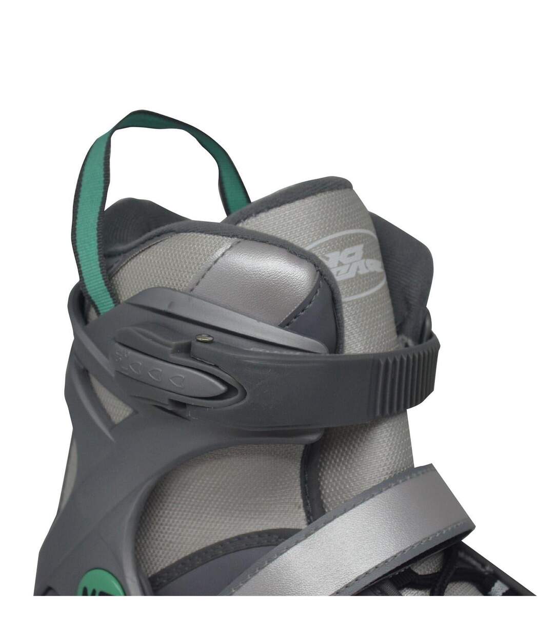 Womens/ladies Inline Roller Skates 6 Uk Grey Teal No Fear-4