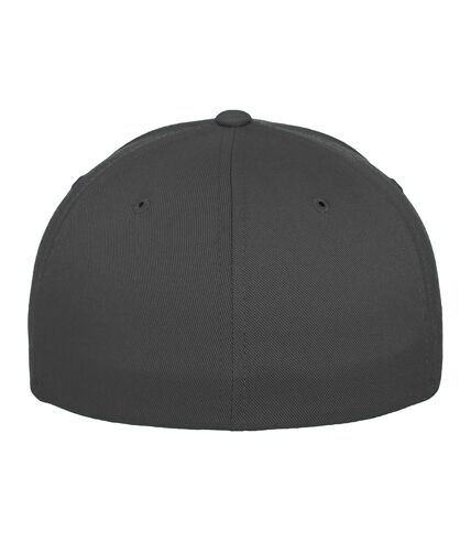 Yupoong Mens Flexfit Fitted Baseball Cap (Dark Grey)