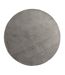 Tapis Rond Uni Blanca 200cm Gris Clair-1