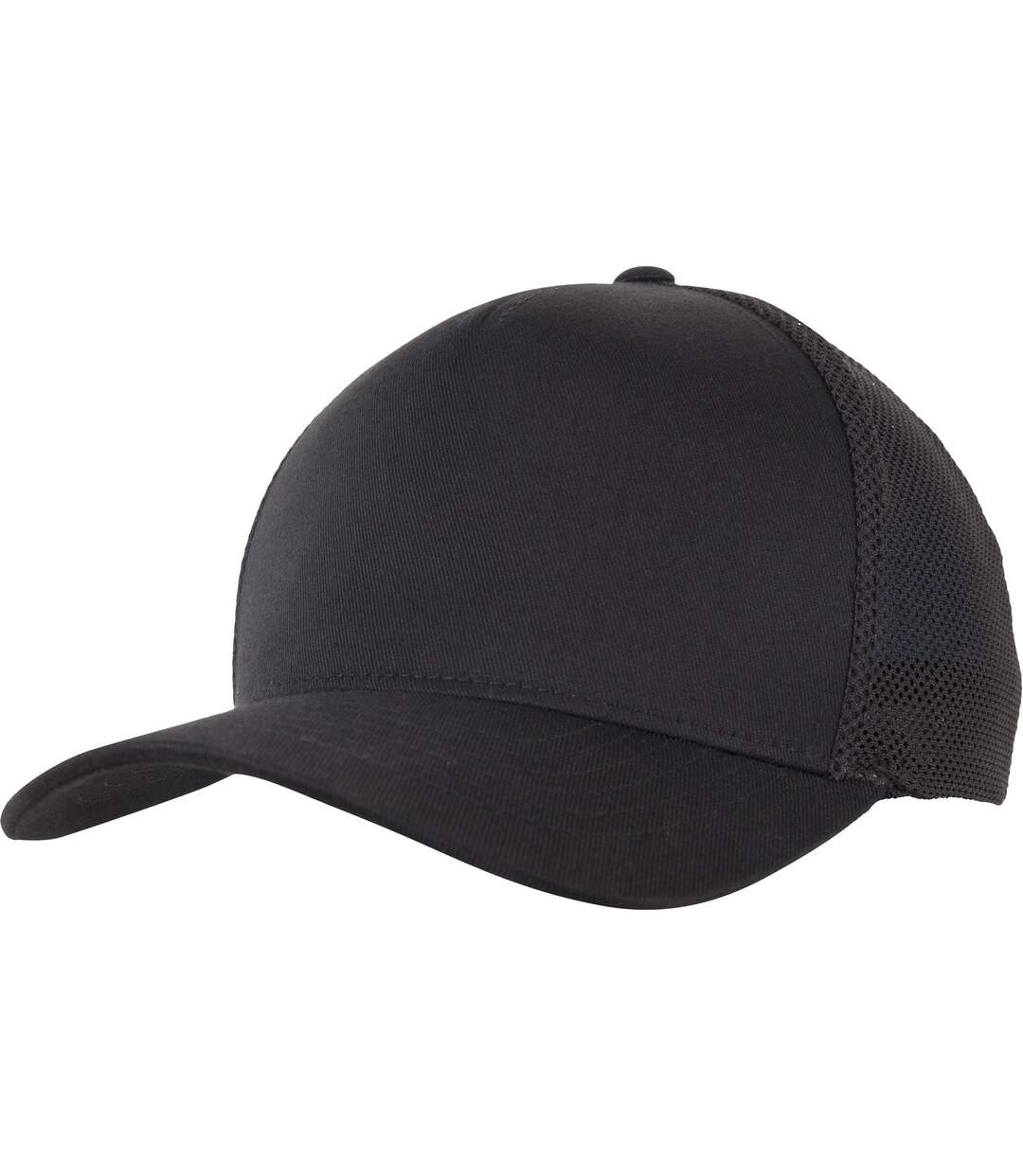 Casquette trucker flexfit noir Yupoong-1