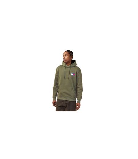 Mens Essential Cotton Hoodie Pewter Tommy Jeans