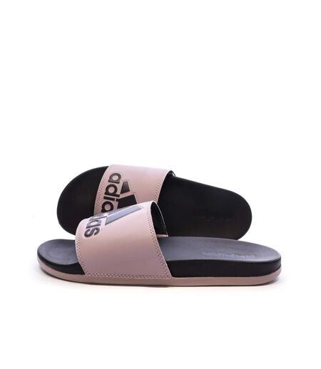Sandales rose/noir femme adidas confortables adilette