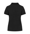 AWDis Just Polos Womens Girlie Stretch Pique Polo Shirt (Black)