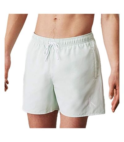 Short de bain vert d'eau homme calvin klein jeans drawstring - l