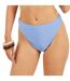 Womens/ladies High Waist Bikini Bottoms Blue Brave Soul-4