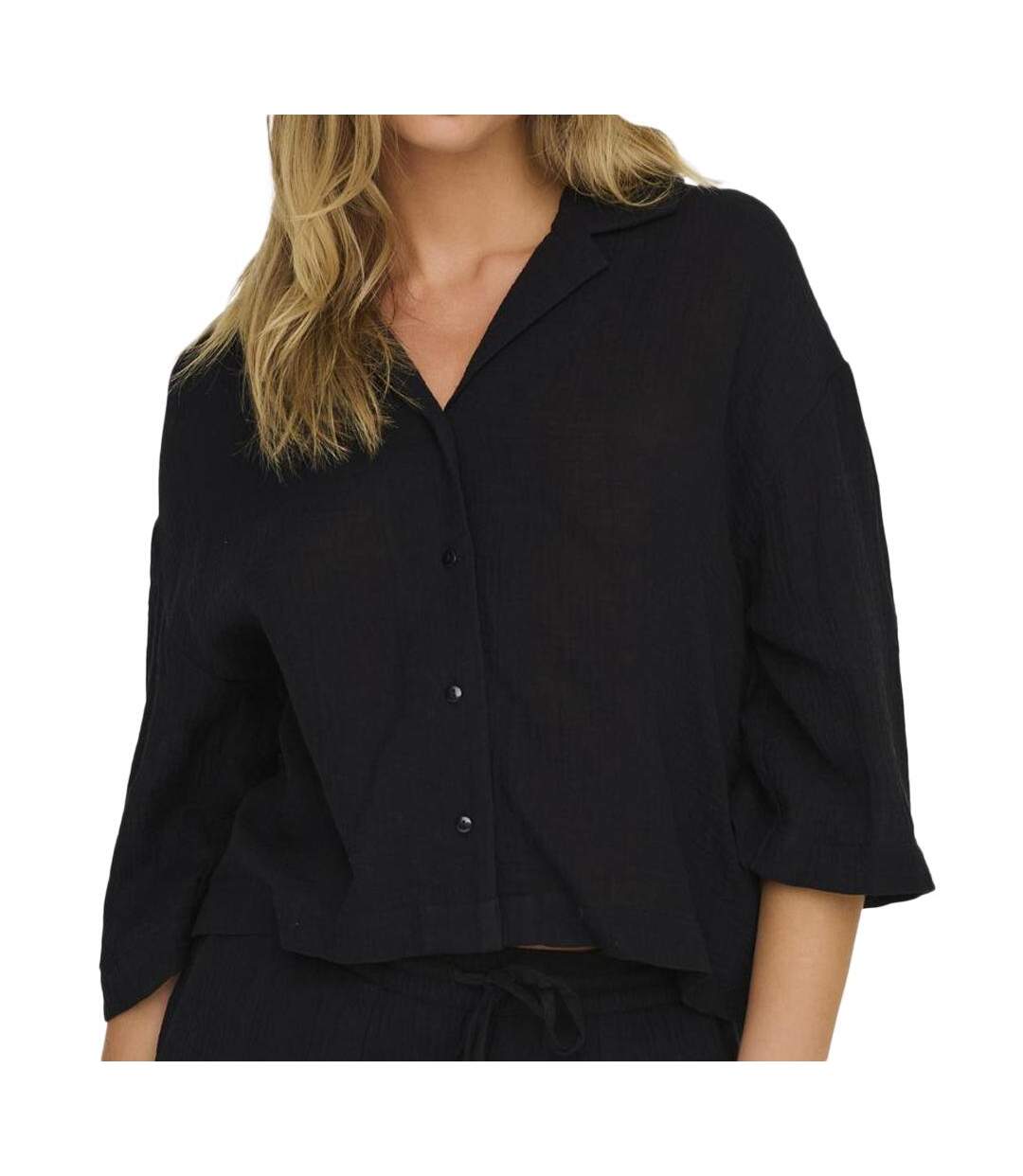 Chemise Noire Femme JDY Uma - M-1