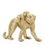 Statuette Déco Mère & Enfant Singe 29cm Or-2