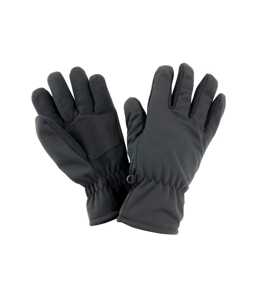Gants Thermiques Softshell Adulte Unisexe Noir Result-2
